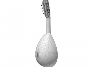 mandolin 3D 모델