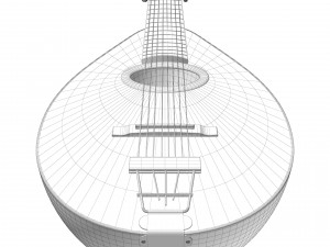mandolin 3D 모델