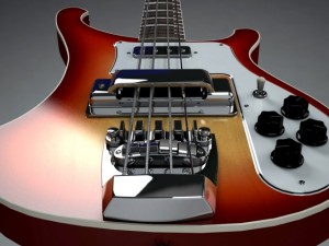 rickenbacker bass 3D Model