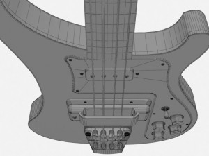 rickenbacker bass 3D Model