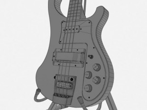 rickenbacker bass 3D Model
