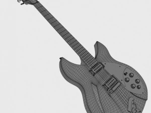 rickenbacker guitar 330 3D Model