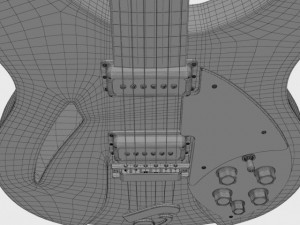 rickenbacker guitar 330 3Dモデル
