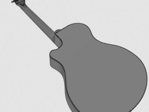yamaha apx 3D Model