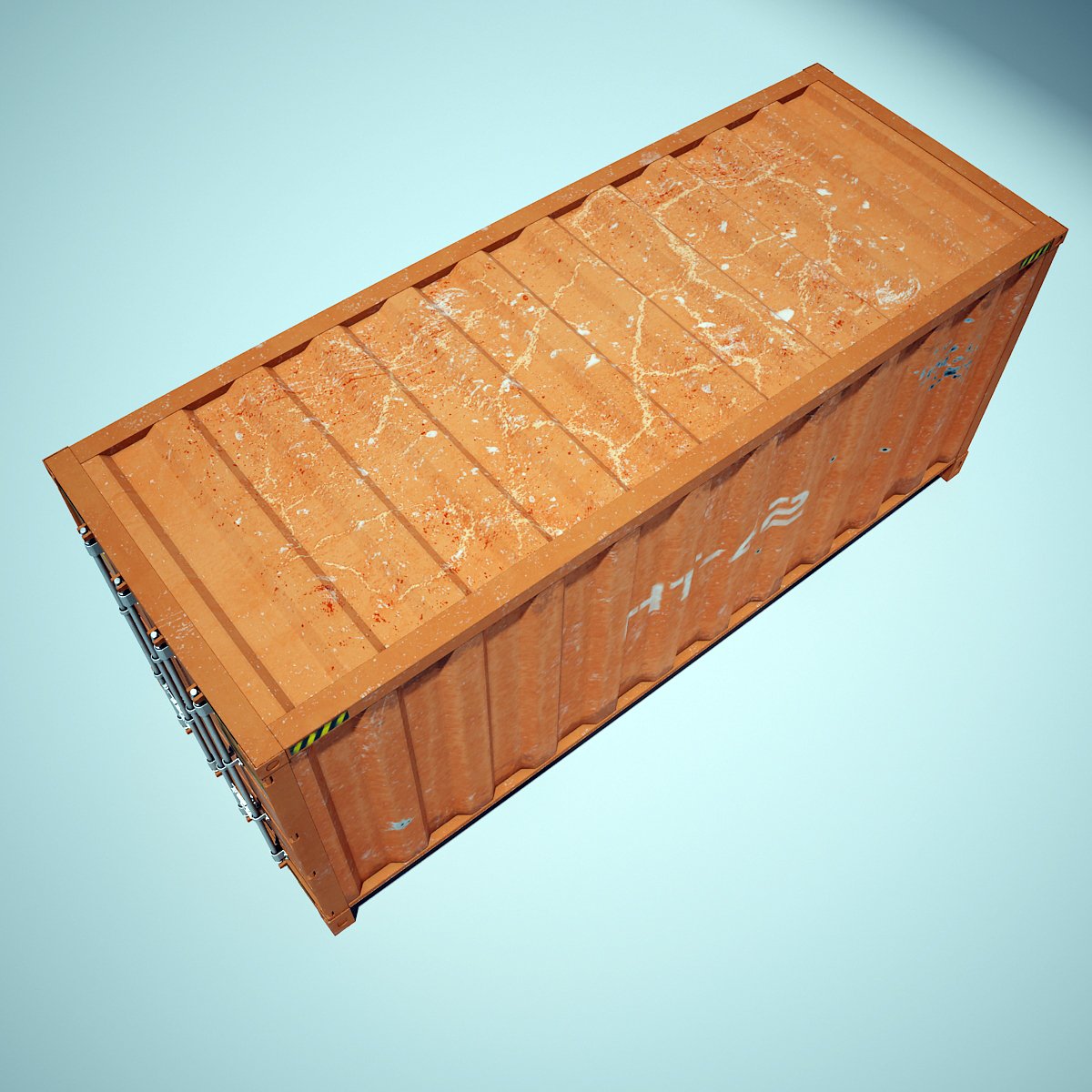 3d model container. 3d model container
