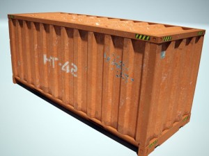 container 3D-Modell