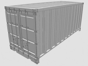 container 3D-Modell