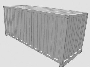 container 3D-Modell