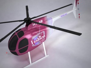 helicopter md500 3D Model