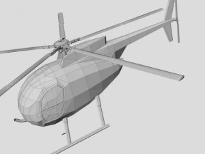 helic&oacute;ptero md500 Modelo 3D
