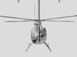 helic&oacute;ptero md500 Modelo 3D