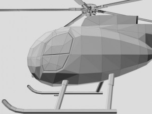 helicopter md500 Modèle 3D
