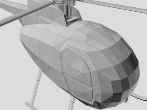 helicopter md500 Modèle 3D