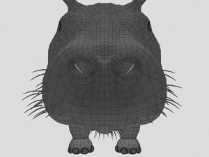 hippo 3D Model