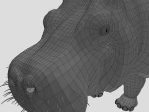 hippo 3D Модель