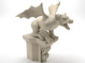 Gargoyle Gothic Statue Modelo 3D