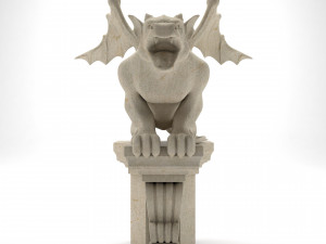 Gargoyle Gothic Statue 3D Модель