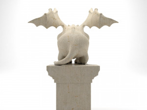 Gargoyle Gothic Statue 3D Модель