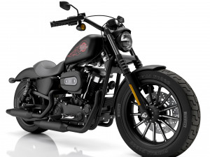 Harley davidson iron 883 3D Model