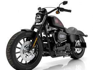 Harley davidson iron 883 Model 3D