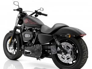 Harley davidson iron 883 3D Model