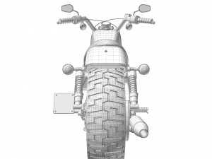 Harley davidson iron 883 Model 3D