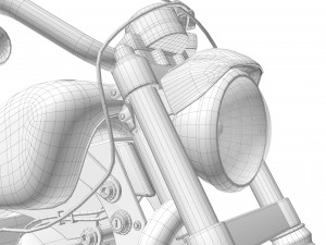 Harley davidson iron 883 Model 3D