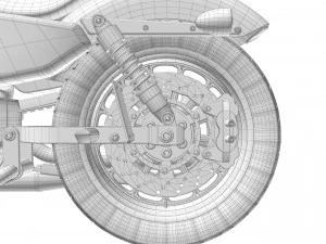 Harley davidson iron 883 3D Model