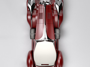 Old classic car prototype Modelo 3D