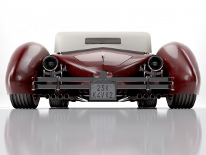 Old classic car prototype Modelo 3D