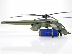 Helicopter cargo prototype 3D Model