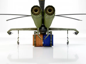 Helicopter cargo prototype 3D Model