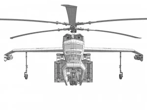 Helicopter cargo prototype 3D Model