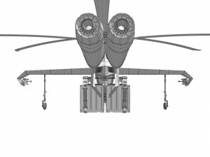 Helicopter cargo prototype 3D Model