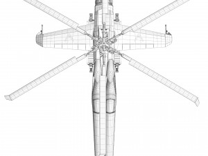 Helicopter cargo prototype 3D Model
