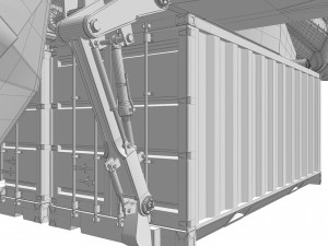 Helicopter cargo prototype 3D Model