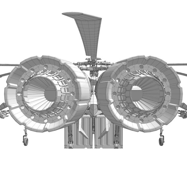 Helicopter Cargo Prototype Modelo 3D In Transporte 3DExport