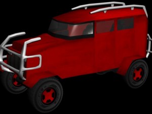 big military car 3D Model