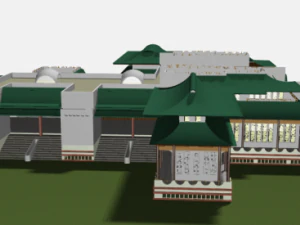 chinese coffeshop 3D Model