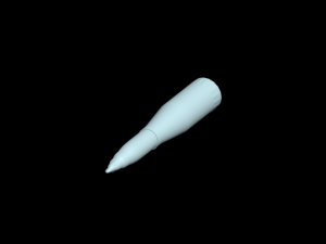 bullet with sleeve maked in autodesk 3ds max 2014 Modelo 3D