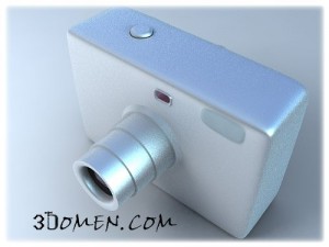 digital camera Modelo 3D