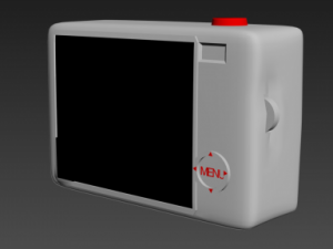 digital camera Model 3D
