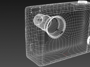 digital camera Model 3D