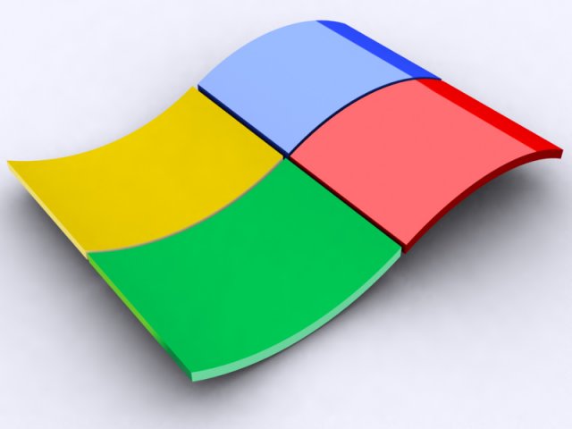 Microsoft Windows 3d Logo 3d Model In Computer 3dexport