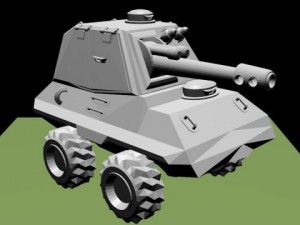 selfpropelled oruldie 3D Model