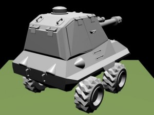 selfpropelled oruldie 3D Model