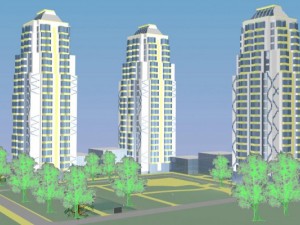 skyscraper Modello 3D