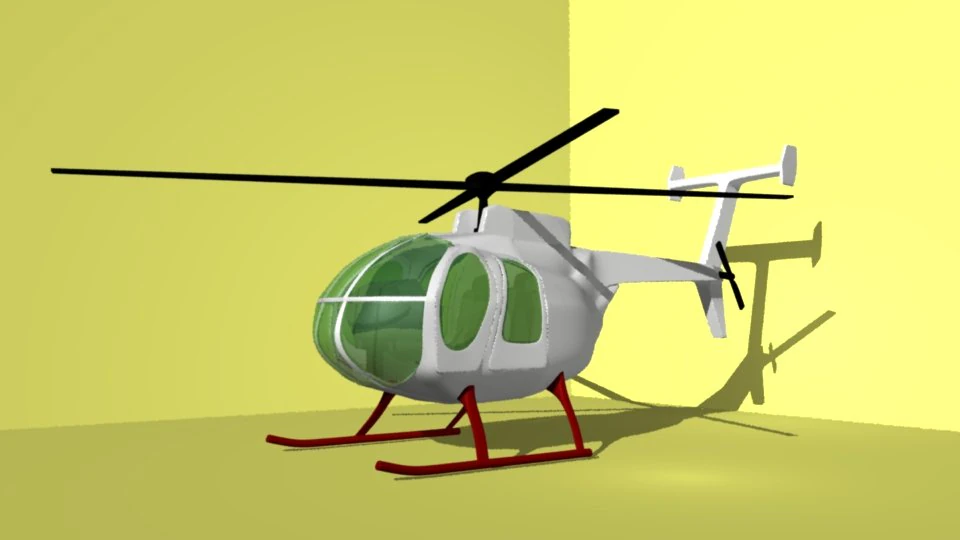 travel helicopter 3D Model .c4d .max .obj .3ds .fbx .stl .blend 