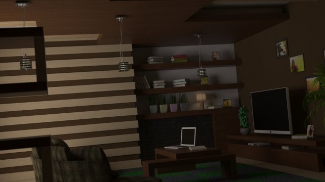 hall Model 3D .c4d .max .obj .3ds .fbx .stl .blend 