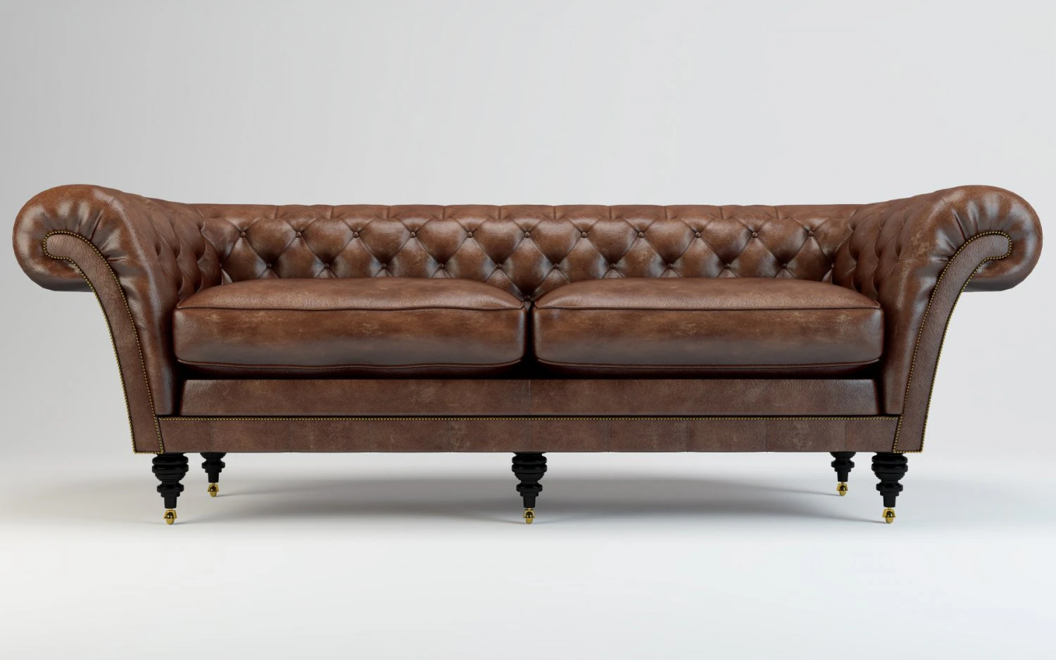 philip stanhope sofa chesterfield 3D Model .c4d .max .obj .3ds .fbx .stl .blend 
